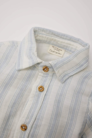 DeFacto Erkek Bebek Çizgili Uzun Kollu Gömlek D9364A525SPBE343 Mavi