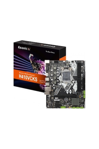 Esonic Pro H410VCKS Intel H410 2133 MHz DDR4 Soket 1200 Matx Anakart