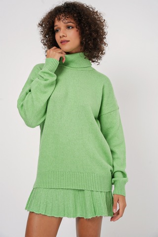 Bigdart 15891 Kazak Etek Triko İkili Takım - E. Yeşil