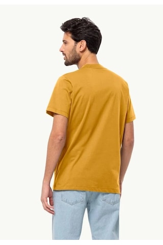 Jack Wolfskin Essential Erkek Outdoor Tişört Hardal Sarı