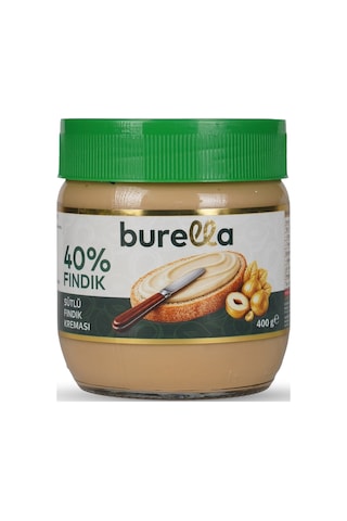 Burella Sütlü Fındık Kreması %40 400g