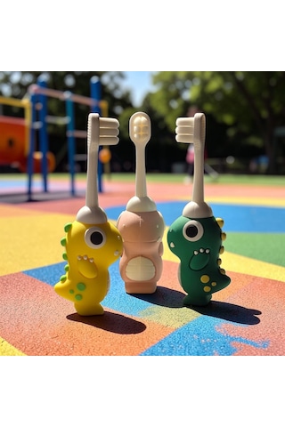Smileyes Ultra Yumuşak Bebek Diş Fırçası Yeşil