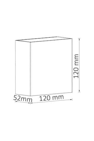 Ack 3000k Günışığı 4w 260lümen Siyah Kasa Led Duvar Apliği Ah07-03501 Diğer