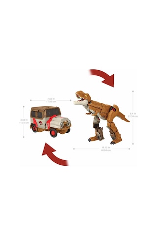 Jurassic World Değişim Serisi Dönüşebilen Tyrannosaurus T-rex Figürü Hpd38 Cicciobello
