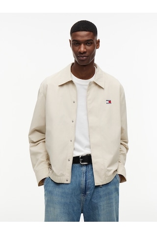 Tommy Hilfiger Tjm Cıty Lıfe Coach Jacket Erkek Bej Mont - Dm0dm22733