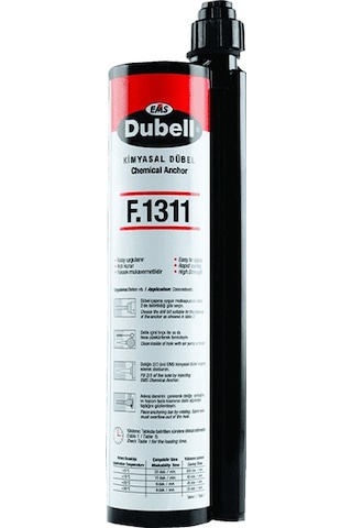 EMS Dübell F.1311 Kimyasal Dübel 345 Ml