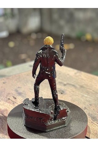 Resident Evil Leon S Kennedy Savaş Alanı Tasarım Koleksiyonluk Figür Heykel 15 Cm