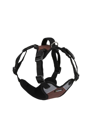 Köpek Gövde Tasması Pulsive Boyun 62-85cm - Göğüs 72-96cm Kahverengi