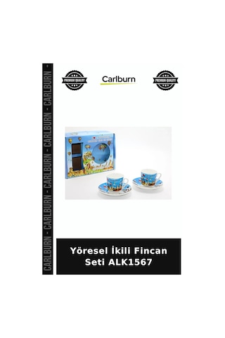 Özel Üretim Yöresel İkili Fincan Seti Alk1567 Diğer