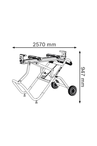 Bosch GTA 2500 W Profesyonel Gönye Kesme Tezgahı