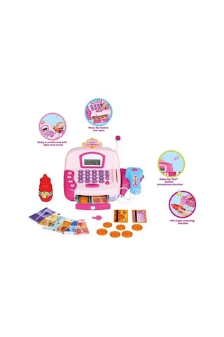 Mikrofonlu Işıklı Ve Sesli Yazar Kasa