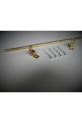 Merdiven Dip Çubuğu - Halı Çubuğu 90cm - Mat Gri