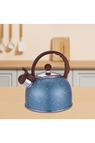 Homyl Islık Çalan Çaydanlık Ocak Malzemeleri Mutfak Mavi Diğer