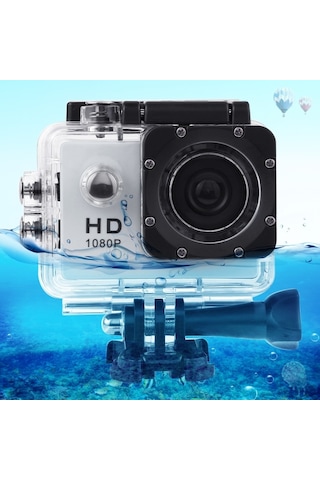 Full Hd 1080p 2.0 İnç Lcd Spor Kamerası Dv Su Geçirmez Kasalı, Generalplus 6624, 30 M Derinlik Su