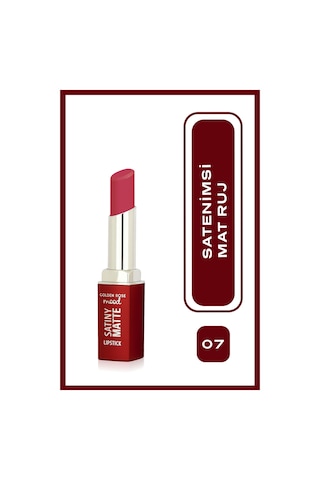 Mood Satiny Mat Ruj No:07 Berry Rouge 07
