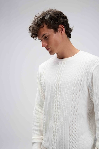 Ellesse Erkek Sweat Em623-of Beyaz BEYAZ