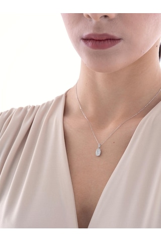 Nochediamond 0,28 Karat Fantezi Pırlanta Kolye-597