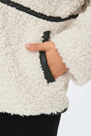 Only Kadın Teddy Ekru Peluş Mont - 15322440 Ekru