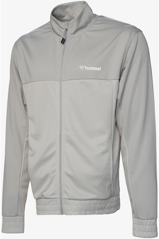Hummel Hmljoel Zip Erkek Gri Eşofman Üstü 921787-2521
