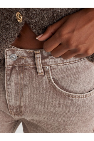 Dilvin 72034 Kar Yıkama Renkli Denim Pantolon-kahve Kahve