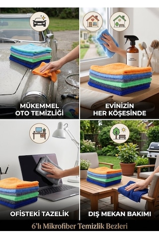 Bsg 6lı Mikrofiber Bez Bsg 99-993-035