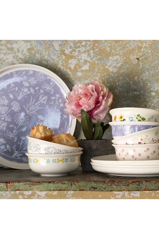 Korkmaz Aşiyan Collection 30 Parça Kahvaltı Takımı Çok Renkli