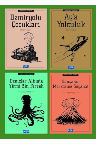 Ortaokul 5.ve 6.sınıflar İçin Dünya Çocuk Klasikleri Seti 4 Kitap