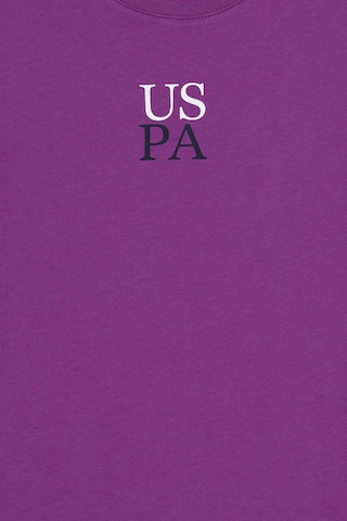 U.S. Polo Assn. Erkek Çocuk Menekşe Oversize Bisiklet Yaka Tişört 50306498-VR037