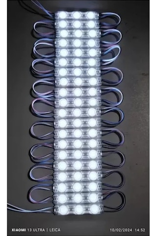 20 Adet 5 Watt Beyaz Işık Kelvin Ip65 Mercekli Modül Led 10 Adet Magnetli, Çok Kaliteli Modül Led Parlak Beyaz