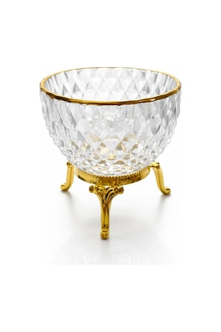 Diamond Metal 3 Ayaklı Sunumluk 6 Lı Gold Altın