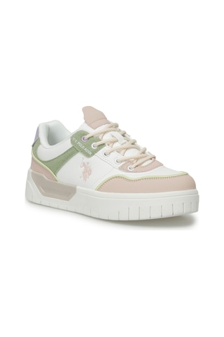 U.s. Polo Assn. Candy 4fx Bej Kadın Sneaker 000000000101544094 Bej - Beyaz