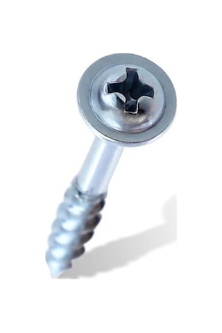 Novahub 100 Adet Galvanizli Kendi Kendine Kılavuzlu Vidalar 32/38/50/63mm Ağaç İşleme Cep Delik Jig 32 MM