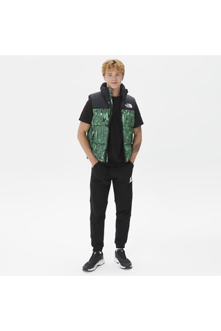 The North Face 1996 Retro Nuptse Erkek Yeşil Yelek Düz Nf0a3jqqosz1