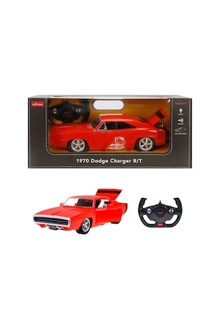 1:16 Sesli Ve Işıklı 1970 Dodge Charger R/t Uzaktan Kumandalı Araba 33 Cm Klasik Model