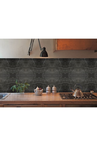 Kendinden Yapışkanlı Mermer Desenli Panel Belgıum Black Desen 82x122 Cm 1 Adet 1 M2