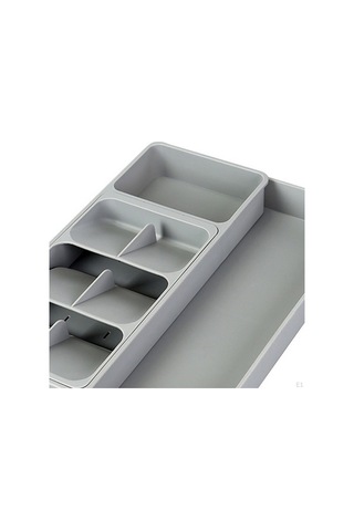 Pazly Mutfak İçin Gümüş Eşya Düzenleyici Sofra Takımı Mutfak Gereç Tepsisi 39,7x28x4,7cm Diğer