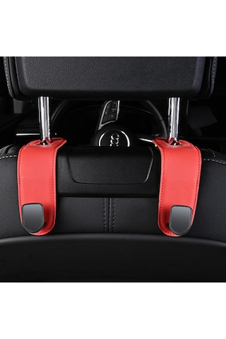 Vkemall Araba Başağzı Kanca - 360 Döner, Gizli Tip, 50kg Yük Taşıma, Evcil Malzeme Saklama, Evrensel Uyumlu, Kuru Deri, Karbon Fiber Desenli