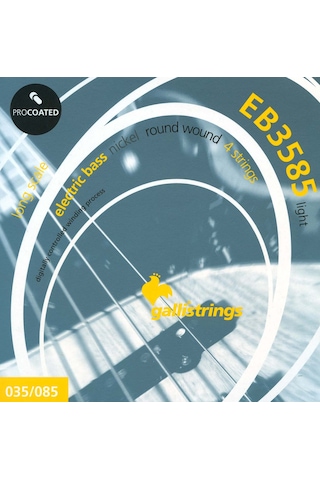 Galli Eb3585 Nickel Round 4 Tel Light Bas Gitar Tel Seti