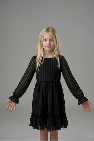 Esila Kids Kız Çocuk Siyah Elbise Şık Özel Gün Elbisesi Siyah 2