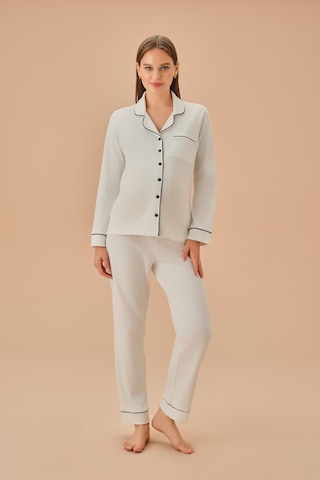 Suwen Pearl Hamile Lohusa Pijama Takımı Sh25206660l036 Ekru