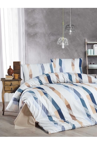 Mulberry Tek Kişilik Nevresim Takımı %100 Pamuk Organik 160 220-agustin