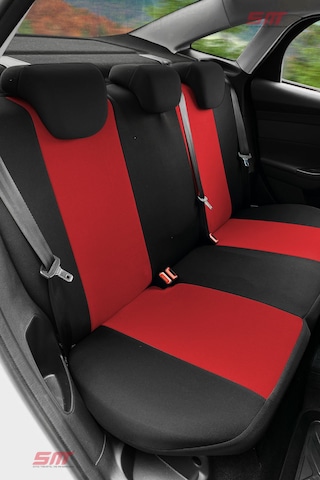 Ecoline Serisi Universal Oto Koltuk Kılıfı Kırmızı