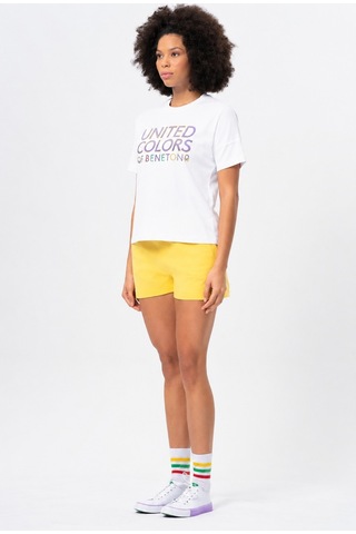 United Colors Of Benetton Kadın T-shirt Bnt-w20374 Beyaz