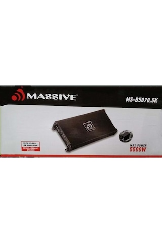 Massıve Ms-B5070.5K 5500 Wat 5 Kanallı Amfi Bas Kontrol Aparatlı