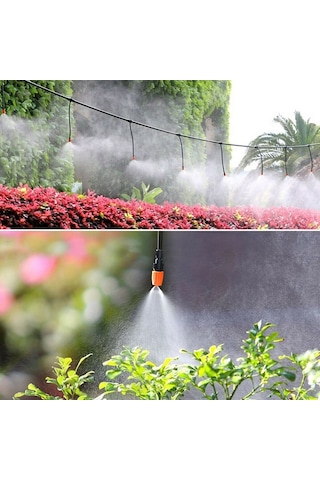 Trendooze Terası Sulama Su Sprinkler Soğutma Sistemi Sisleme Sisleme Mikro Hava Damlatma Başlıkları Bahçe 25m&30 Tn