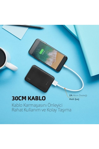 Ttec Mini Cable 30 Cm Lightning Data Ve Şarj Kısa Kablo Beyaz 2dk7512b 1 Adet