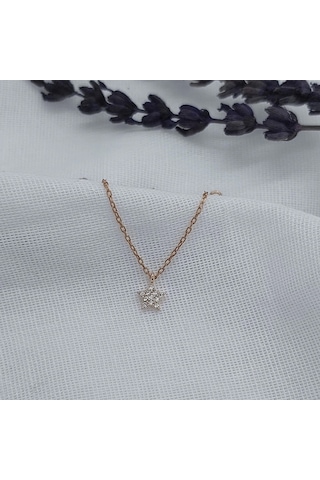 925 Ayar Gümüş Yıldız Kolye Gümüş