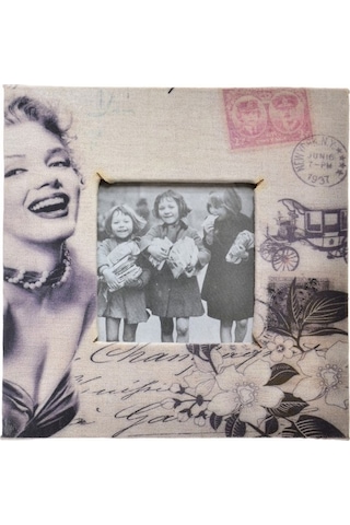 River World Marilyn Monroe Tasarım Ahşap Resim Fotoğraf Çerçevesi