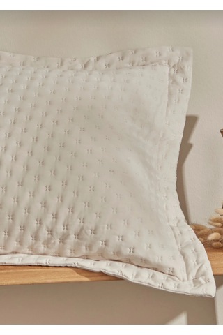 Karaca Home Breeze Soft Çift Kişilik Yatak Örtüsü Takımı Ekru Be