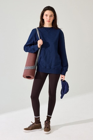 Jerf Holly Petek Desenli Yüksek Bel Tayt Acı Kahverengi 001